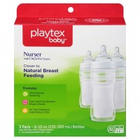 مجموعة رضاعات بأكياس حليب 300 مل بلايتكس Playtex Baby Nurser Baby Bottle with Drop-Ins Disposable Liners 3 Pack